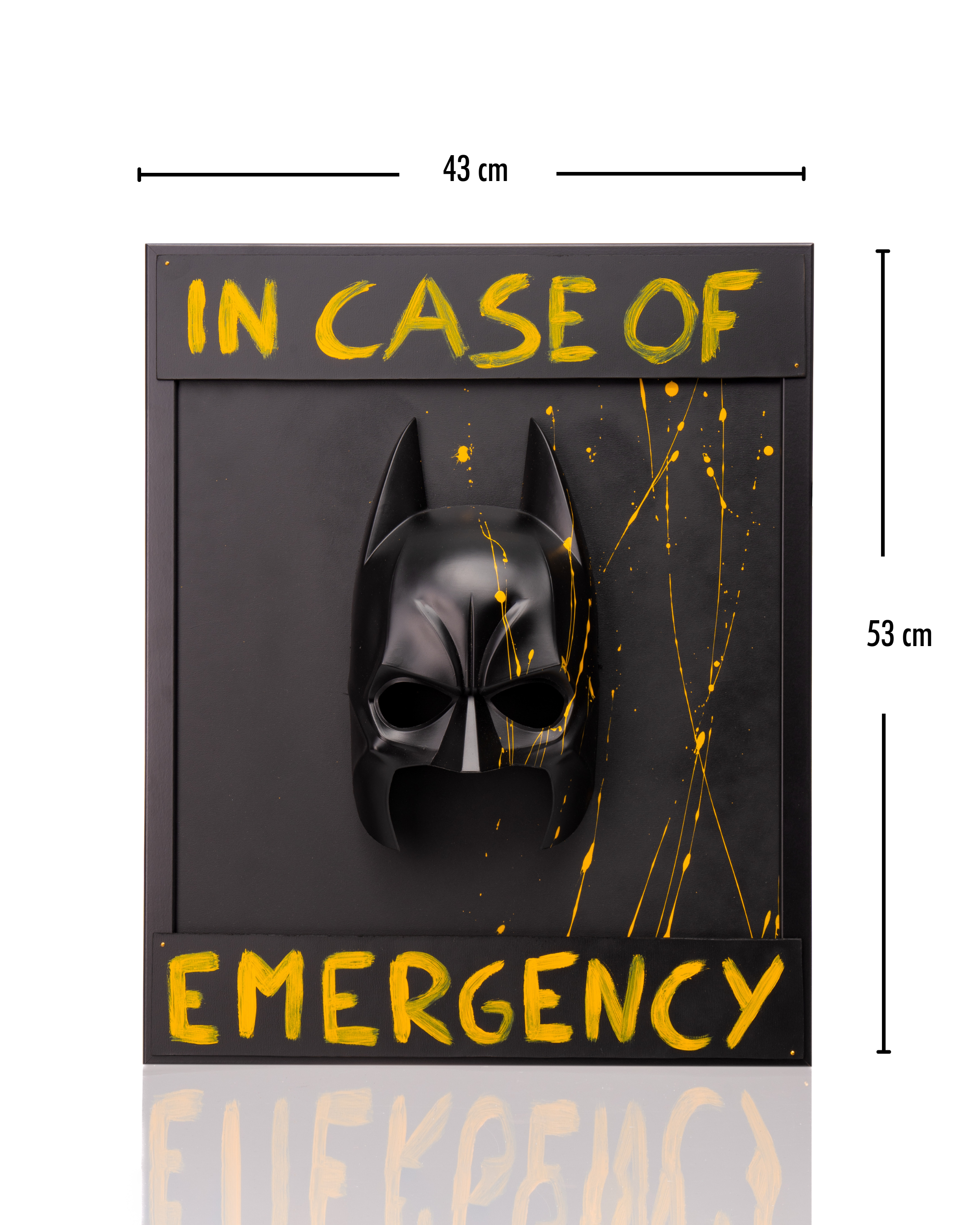 BATMAN IN CASE OF EMERGENCY YELLOW