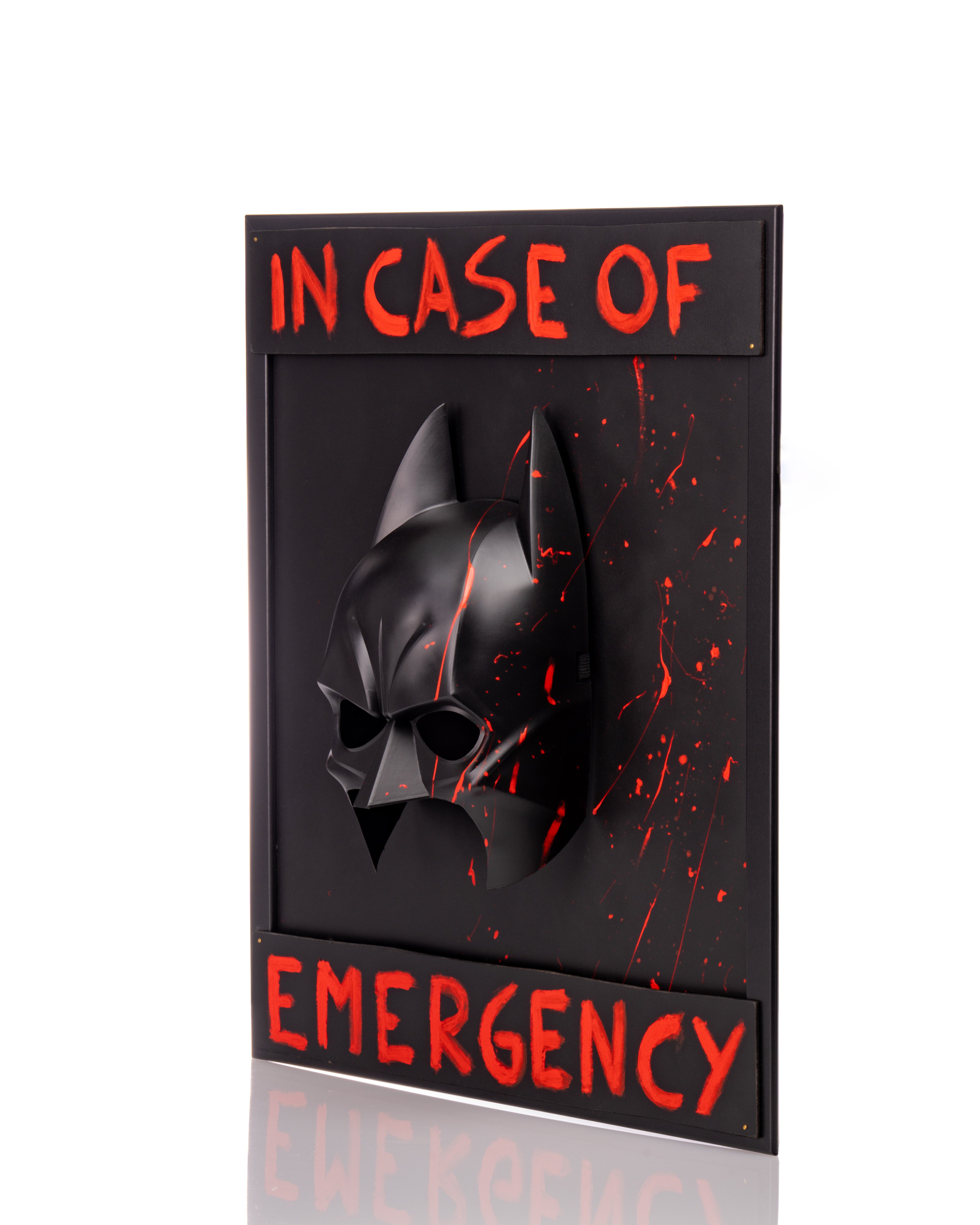 BATMAN IN CASE OF EMERGENCY RED
